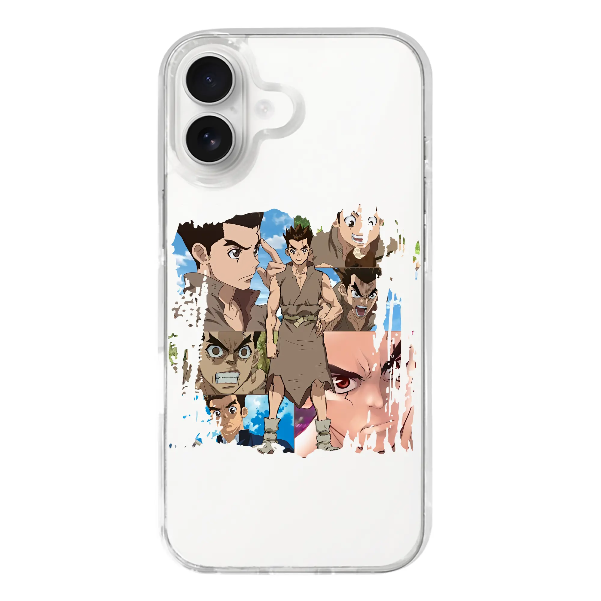 ドクターストーン グッズ,大木大樹 - iPhone 17シリーズ 透明スマホケース – 薄型・耐衝撃・精密フィット保護カバー